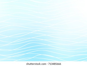 Light BLUE vector abstract doodle background. Doodles on blurred abstract background with gradient. Brand-new design for your business.