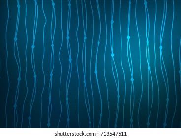 Light BLUE vector abstract doodle template. Brand-new colored illustration in blurry style with doodles. Hand painted design for web, wrapping, wallpaper.
