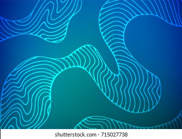 Light BLUE vector abstract doodle pattern. A completely new color illustration in doodle style. Brand-new style for your business design.