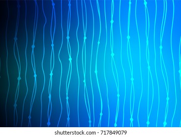 Light BLUE vector abstract doodle background. Glitter abstract illustration with doodles. A completely new template for your business design.