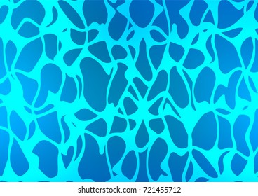 Light BLUE vector abstract doodle background. Ethnic elegant natural pattern with gradient. A completely new template for your business design.