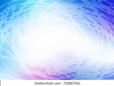 Light BLUE vector abstract doodle wallpaper. Colorful abstract illustration with lines drawn by child in Asian style. The pattern can be used for heads of websites and designs.