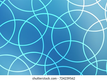 Light BLUE vector abstract doodle pattern. An elegant bright illustration with lines in Natural style. The textured pattern can be used for website.