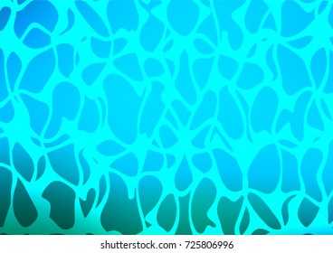 Light BLUE vector abstract doodle pattern. Shining colored illustration with doodles in Zen tangle style. The best blurred design for your business.