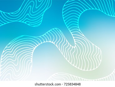 Light BLUE vector abstract doodle texture. Sketchy hand drawn doodles on blurred background. The pattern can be used for coloring books and pages for kids.