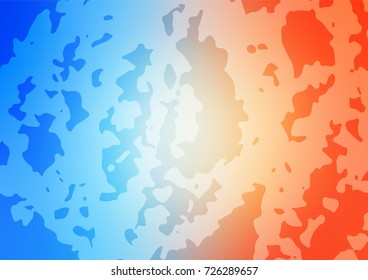 Light BLUE vector abstract doodle background. Decorative shining childish illustration with doodles on abstract template. The completely new template can be used for your brand book.
