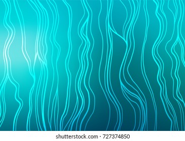 Light BLUE vector abstract doodle template. Glitter abstract illustration with doodles and Zen tangles. The best blurred design for your business.