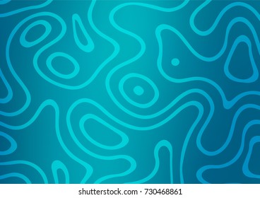 Light BLUE vector abstract doodle template. Shining colored illustration with doodles in Arabic style. The best blurred design for your business.