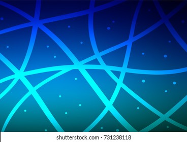 Light BLUE vector abstract doodle texture. Glitter abstract illustration with doodles and Zen tangles. The pattern can be used for coloring books and pages for kids.