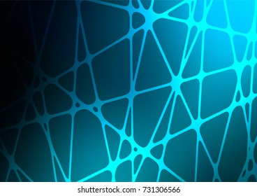 Light BLUE vector abstract doodle pattern. Doodles on blurred abstract background with gradient. The template can be used as a background for cell phones.