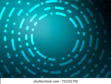 Light BLUE vector abstract doodle pattern. Doodles on blurred abstract background with gradient. The doodle design can be used for your web site.