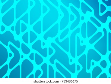 Light BLUE vector abstract doodle template. Modern geometrical abstract illustration with doodles. The textured pattern can be used for website.