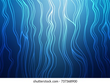 Light BLUE vector abstract doodle background. Brand-new colored illustration in blurry style with doodles. Brand-new design for your business.