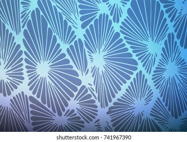 Light BLUE vector abstract doodle background. A completely new color illustration in doodle style. The doodle design can be used for your web site.