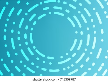 Light BLUE vector abstract doodle template. An elegant bright illustration with lines in Natural style. A completely new design for your business.