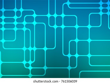 Light BLUE vector abstract doodle background. Shining colored illustration with doodles in Zen tangle style. Brand-new style for your business design.