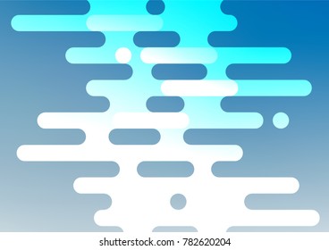 Light BLUE vector abstract doodle texture. Blurred decorative design in Indian style with Zen tangles. The best blurred design for your business.