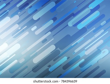 Light BLUE vector abstract doodle texture. Geometric doodle illustration in Origami style with gradient. Brand-new design for your business.