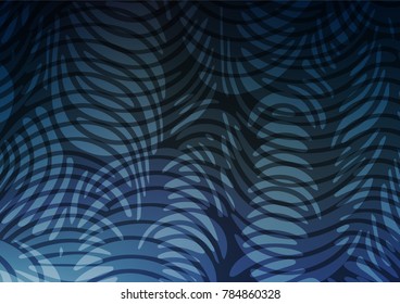 Light BLUE vector abstract doodle background. A completely new color illustration in doodle style. The best blurred design for your business.