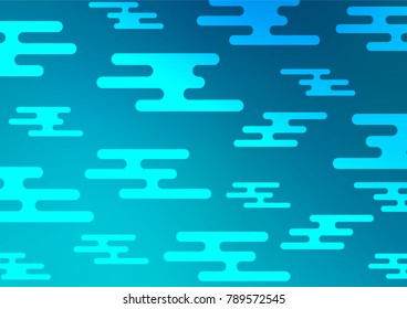Light BLUE vector abstract doodle pattern. A completely new color illustration in doodle style. A new texture for your design.