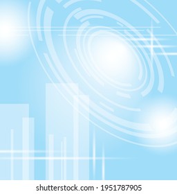 light blue vector abstract futuristic background - eps10
