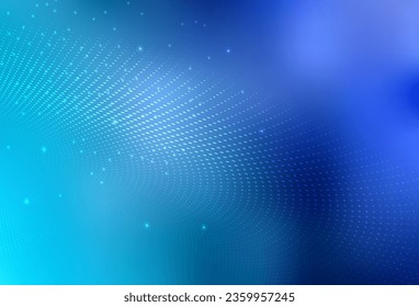 Vector AZUL claro Ilustración abstracta con burbujas de colores en estilo natural. Burbujas borrosas sobre fondo abstracto con gradiente colorido. Diseño elegante para tapices.