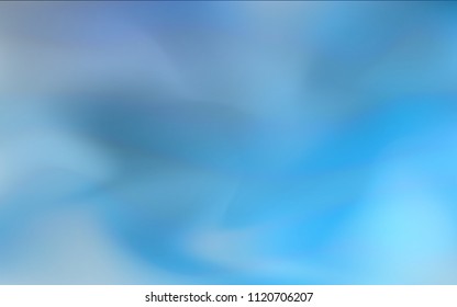 Light BLUE vector abstract layout. Brand-new colored illustration in blurry style with gradient. The template can be used as a background of a cell phone.