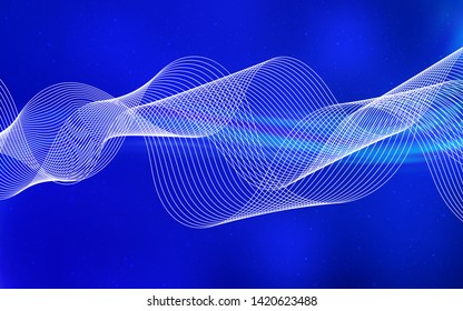 Light BLUE vector abstract layout. A completely new colored illustration in blur style. New design for your business.