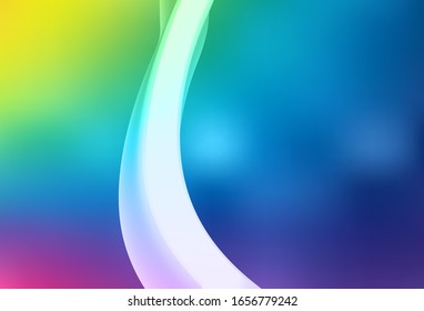 Light BLUE vector abstract layout. Modern abstract illustration with gradient. Background for designs.