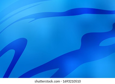 Light BLUE vector abstract layout. Creative illustration in halftone style with gradient. New style for your business design.