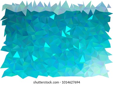 Light BLUE vector abstract mosaic background. Colorful illustration in abstract style with gradient. The completely new template can be used for your brand book.