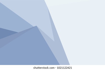 Light BLUE vector abstract mosaic background. A sample with polygonal shapes. Brand-new style for your business design.