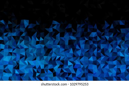 Light BLUE vector abstract mosaic background. Creative illustration in halftone style with gradient. Brand-new design for your business.