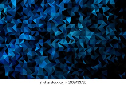 Light BLUE vector abstract mosaic pattern. Brand-new colored illustration in blurry style with gradient. The template can be used as a background for cell phones.