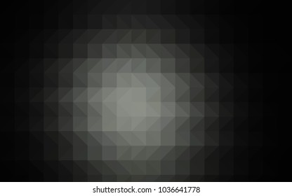 Light BLUE vector abstract mosaic background. Glitter abstract illustration with an elegant design. The best triangular design for your business.
