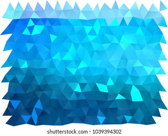 Light BLUE vector abstract mosaic pattern. Shining colored illustration in a brand-new style. Brand-new design for your business.