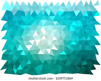 Light BLUE vector abstract mosaic background. Glitter abstract illustration with an elegant design. Brand-new design for your business.