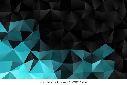 Light BLUE vector abstract mosaic background. Shining colored illustration in a brand-new style. The textured pattern can be used for background.
