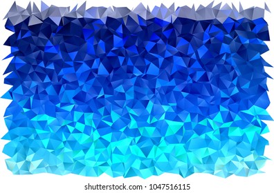 Light BLUE vector abstract mosaic background. An elegant bright illustration with gradient. The polygonal design can be used for your web site.