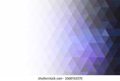 Light BLUE vector abstract mosaic background. Geometric illustration in Origami style with gradient.  A new texture for your design.