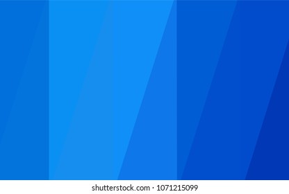 Light BLUE vector abstract mosaic backdrop. Colorful abstract illustration with gradient. Triangular pattern for your business design.