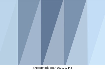 Light BLUE vector abstract mosaic backdrop. A sample with polygonal shapes. The polygonal design can be used for your web site.