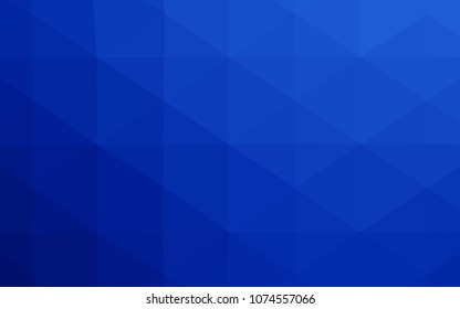 Light BLUE vector abstract mosaic pattern. Shining colored illustration in a new style. Brand-new design for your business.