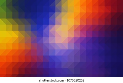 Light BLUE vector abstract mosaic background. Colorful illustration in abstract style with gradient. The elegant pattern can be used as part of a brand book.