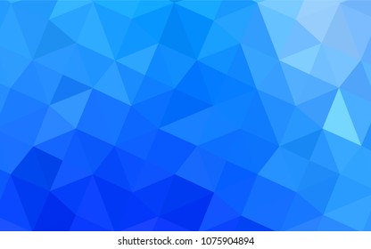 Light BLUE vector abstract mosaic background. Glitter abstract illustration with an elegant design. A new texture for your design.