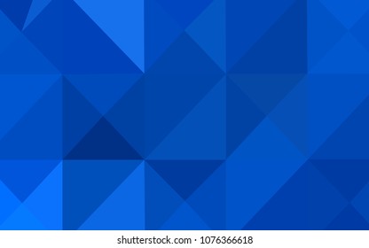 Light BLUE vector abstract mosaic background. Glitter abstract illustration with an elegant design. Brand-new design for your business.