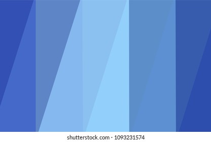 Light BLUE vector abstract mosaic pattern. Polygonal abstract illustration with gradient. Brand-new style for your business design.