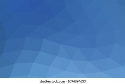 Light BLUE vector abstract mosaic pattern. Modern geometrical abstract illustration with gradient. A completely new design for your business.