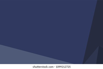 Light BLUE vector abstract mosaic template. A sample with polygonal shapes. The best triangular design for your business.