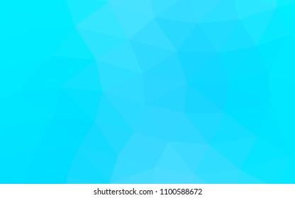 Light BLUE vector abstract mosaic abstract mosaic. Colorful abstract illustration with gradient. The polygonal design can be used for your web site.